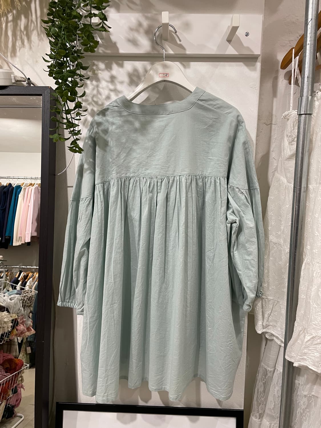 soft mint pleats blouse 상품이미지9