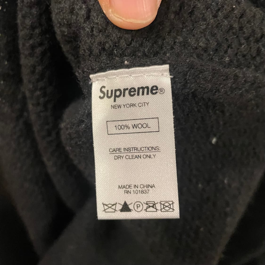 슈프림 요지야마모토 양귀비 니트 L 상품이미지7