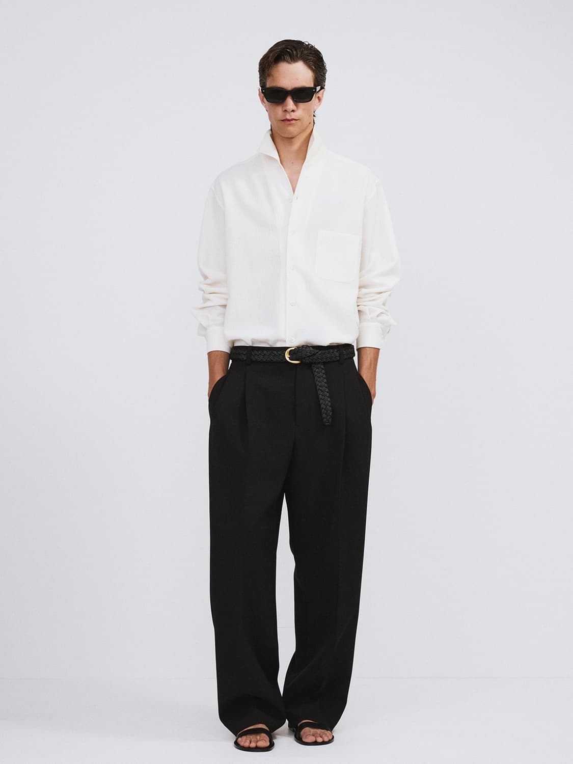 렉토 26SS 알란 리조트 셔츠 빈 아이보리 상품이미지2