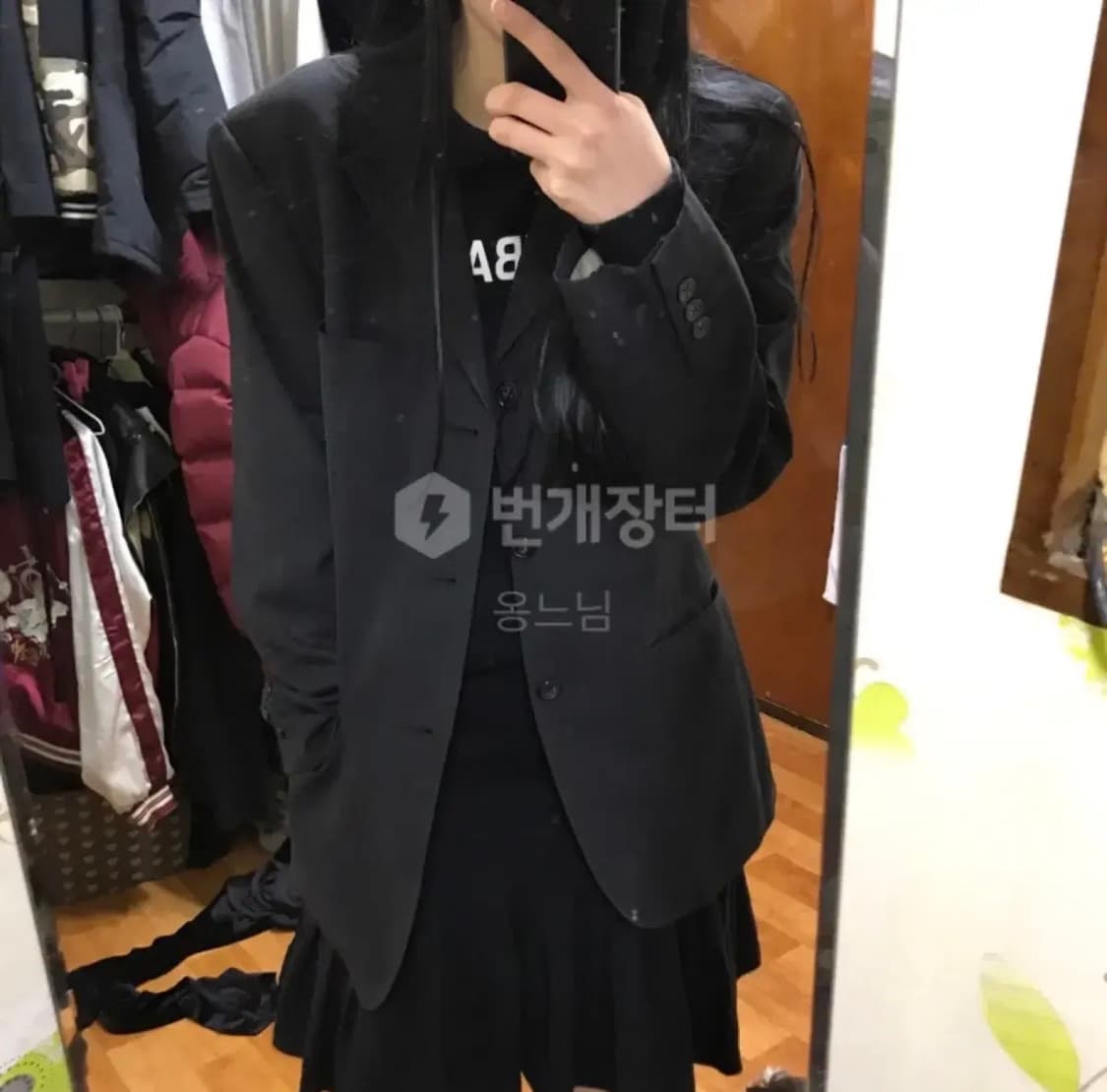 빈티지 hba 원피스 블랙  상품이미지3