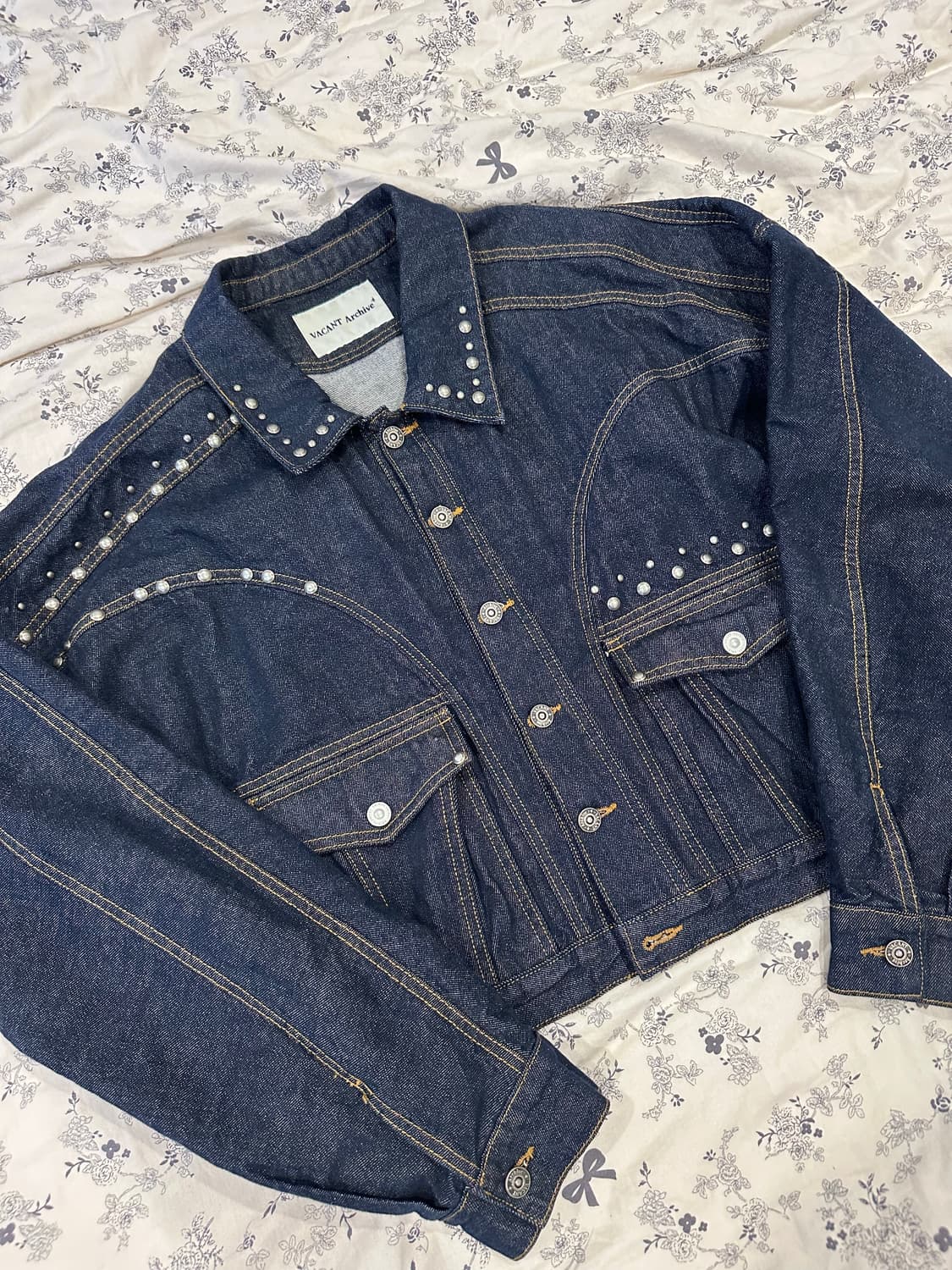 [L]베이컨트 아카이브 리암 스터드 데님 자켓 상품이미지6