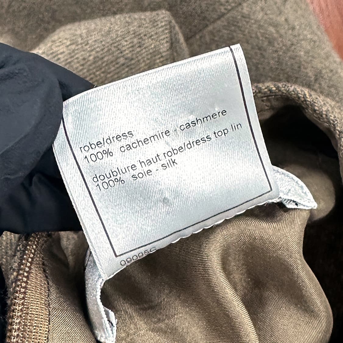 샤넬 100% 캐시미어 원피스 34사이즈 상품이미지9