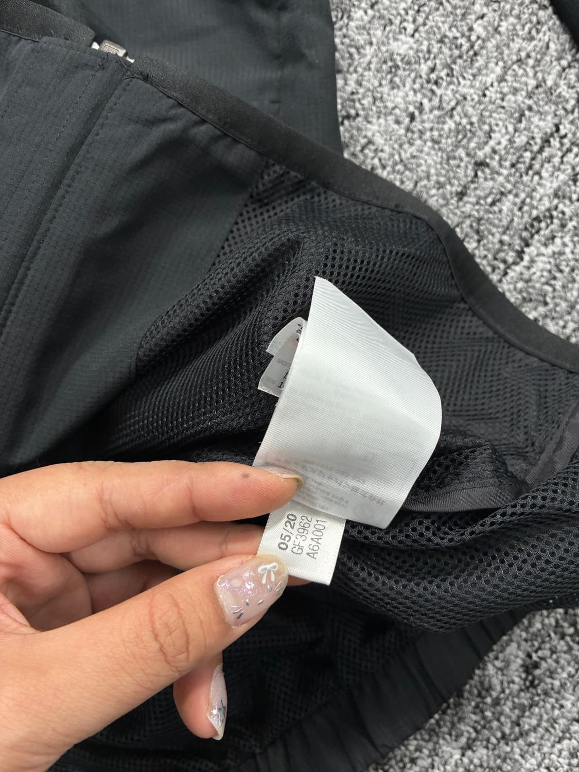 아디다스 블랙 후드 바람막이 L 상품이미지7