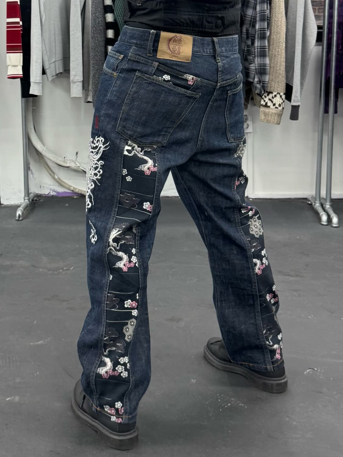 카라쿠리 타마시 오리엔탈 데님팬츠 상품이미지2