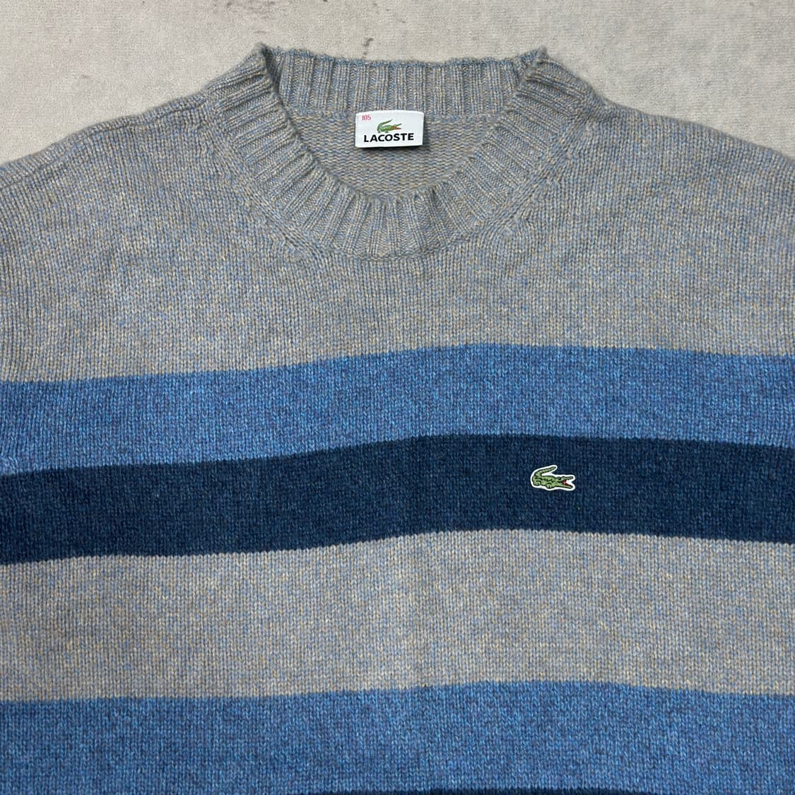 라코스테 단가라 니트 XL 상품이미지2