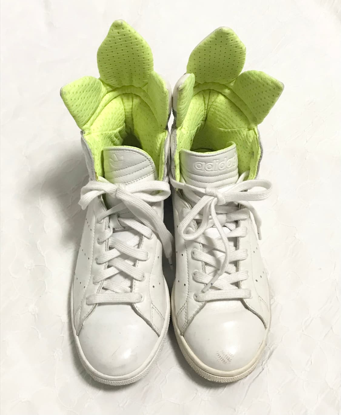 택포•아디다스 스탠스미스 트레포일 파이어버드 하이탑 스니커즈 230 상품이미지2