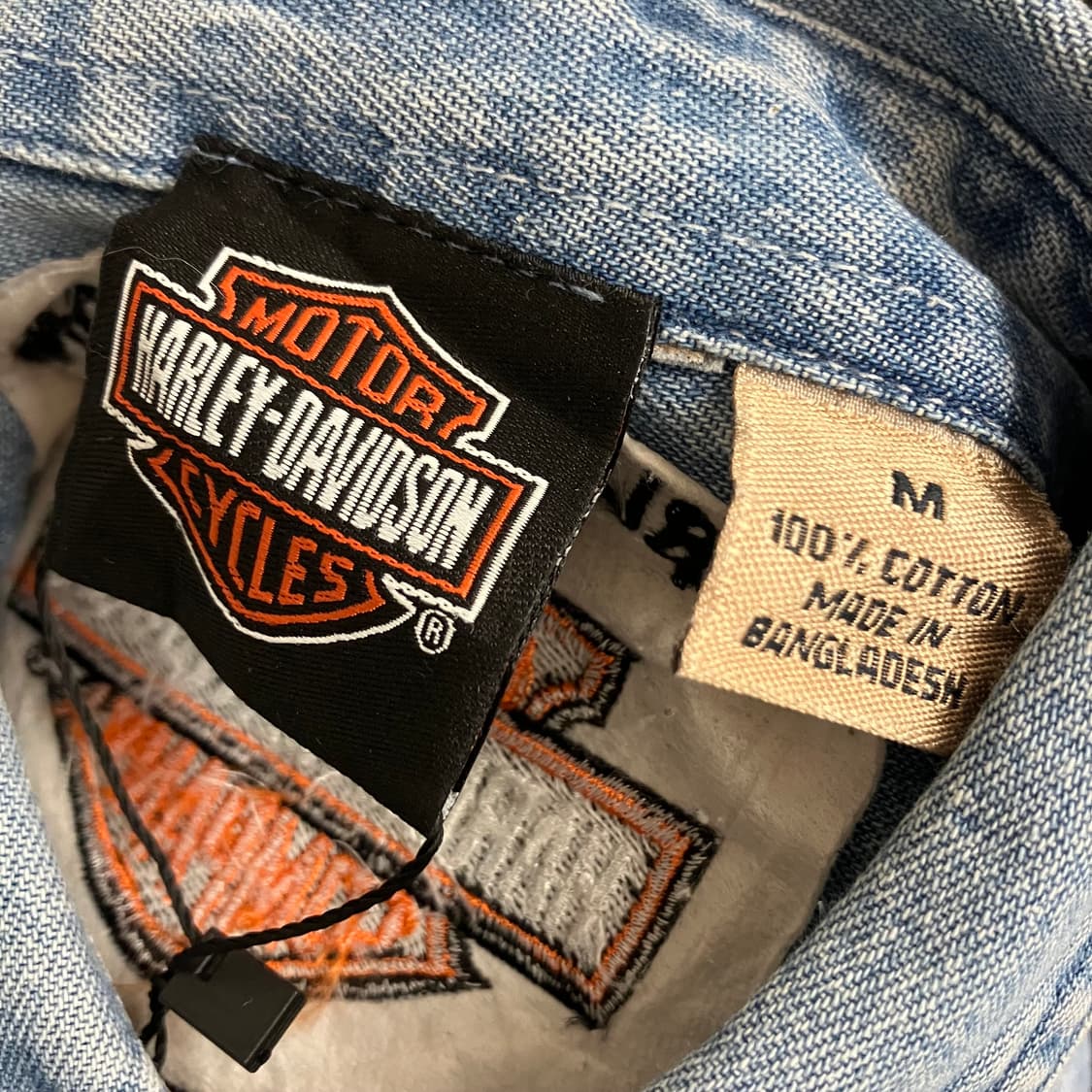N241 할리데이비슨 데님 청셔츠 상품이미지4