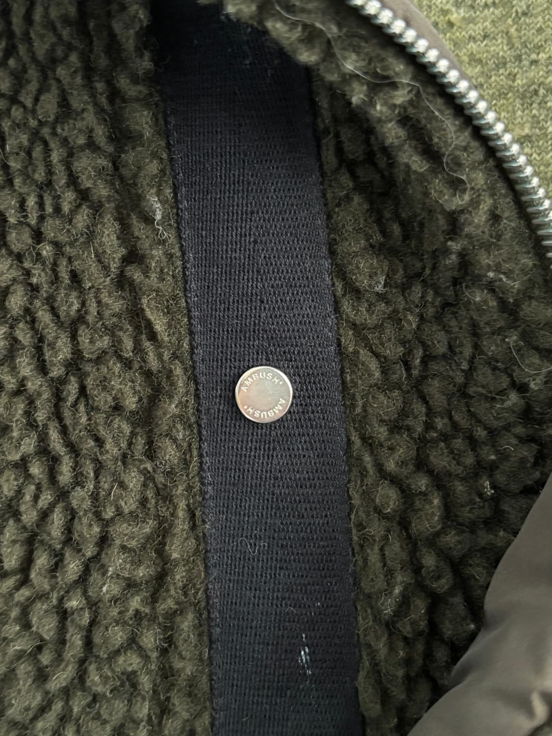 AMBUSH 앰부쉬 투톤 플리스 풀집 자켓 상품이미지4