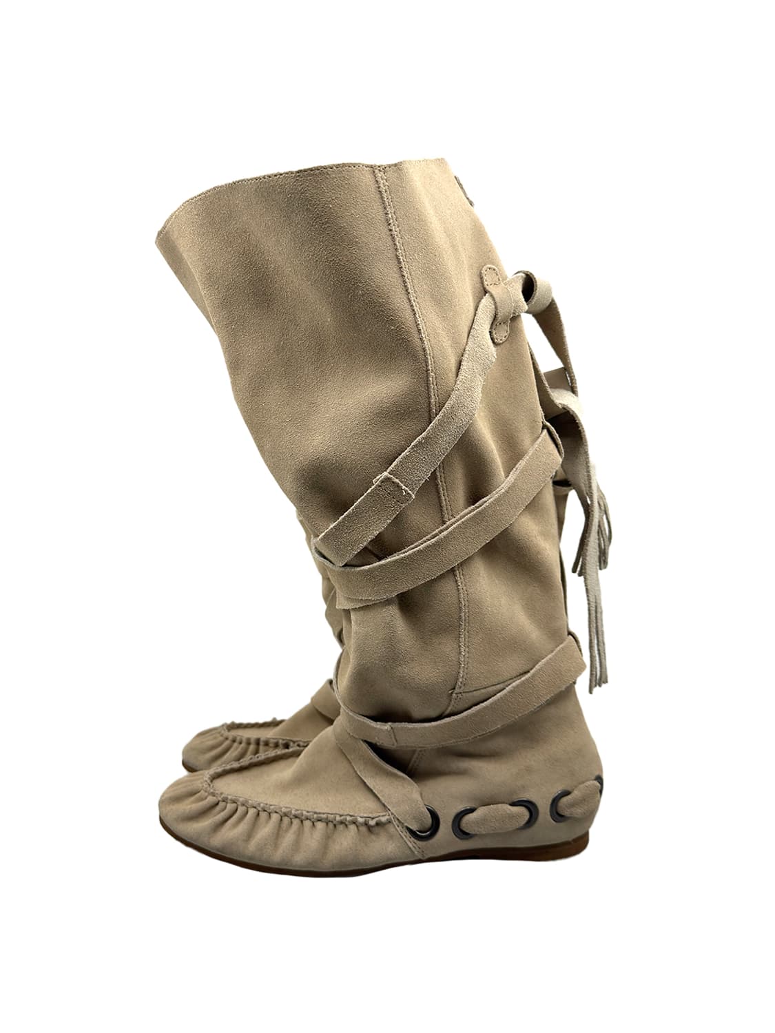 DIESEL  Suede Lace up Tall Boots/ 36 상품이미지3