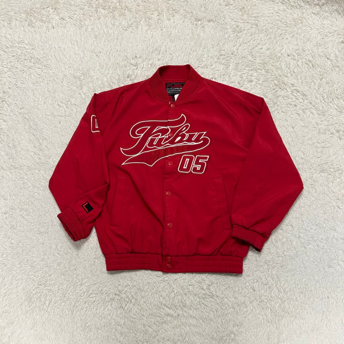 FUBU Red Varsity Jacket 상품이미지4