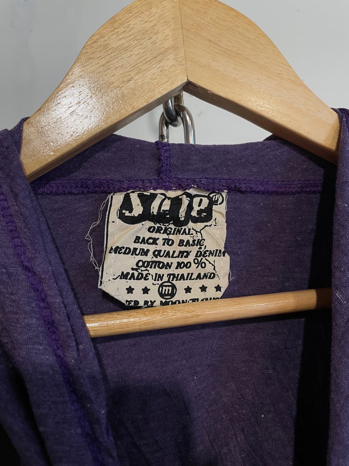 버섯 프린팅 퍼플 후드티 히피 상품이미지6