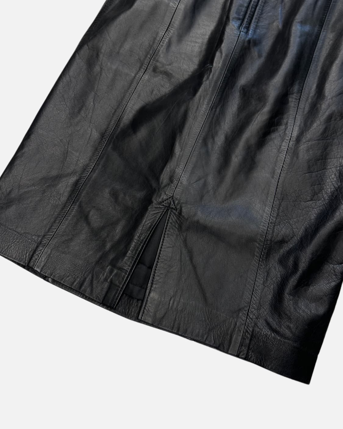real leather h-line skirt 상품이미지4