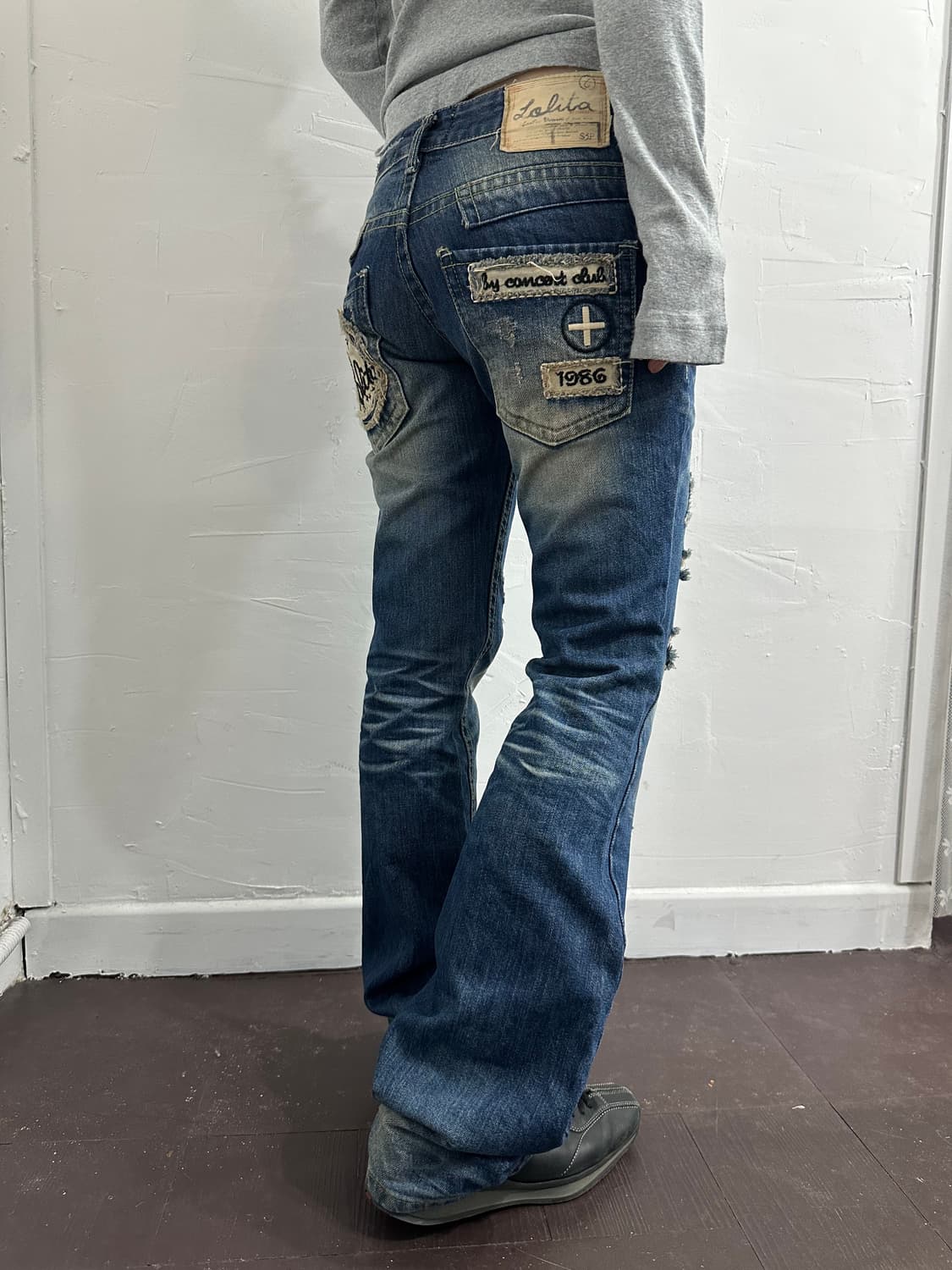 lolita jeans punk denim pants 상품이미지3