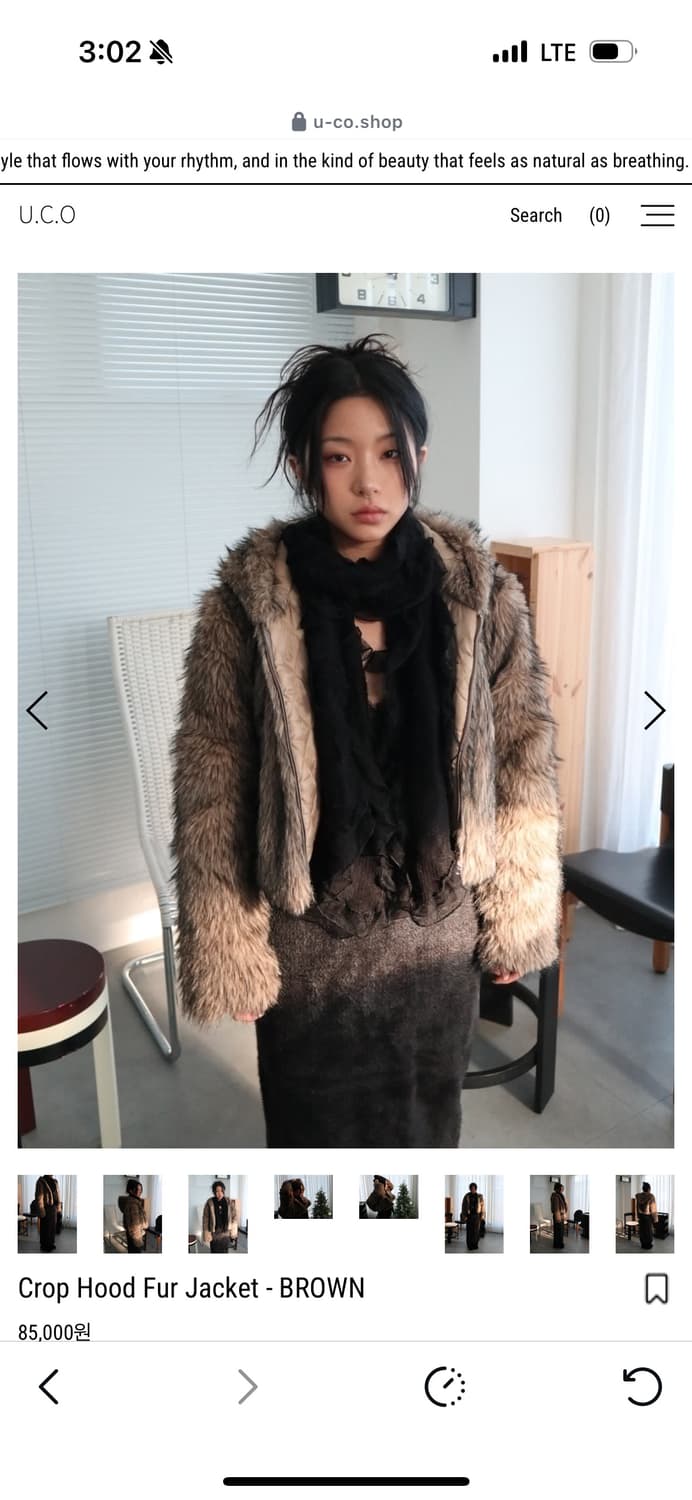 후드 퍼자켓 (상태s) 상품이미지2