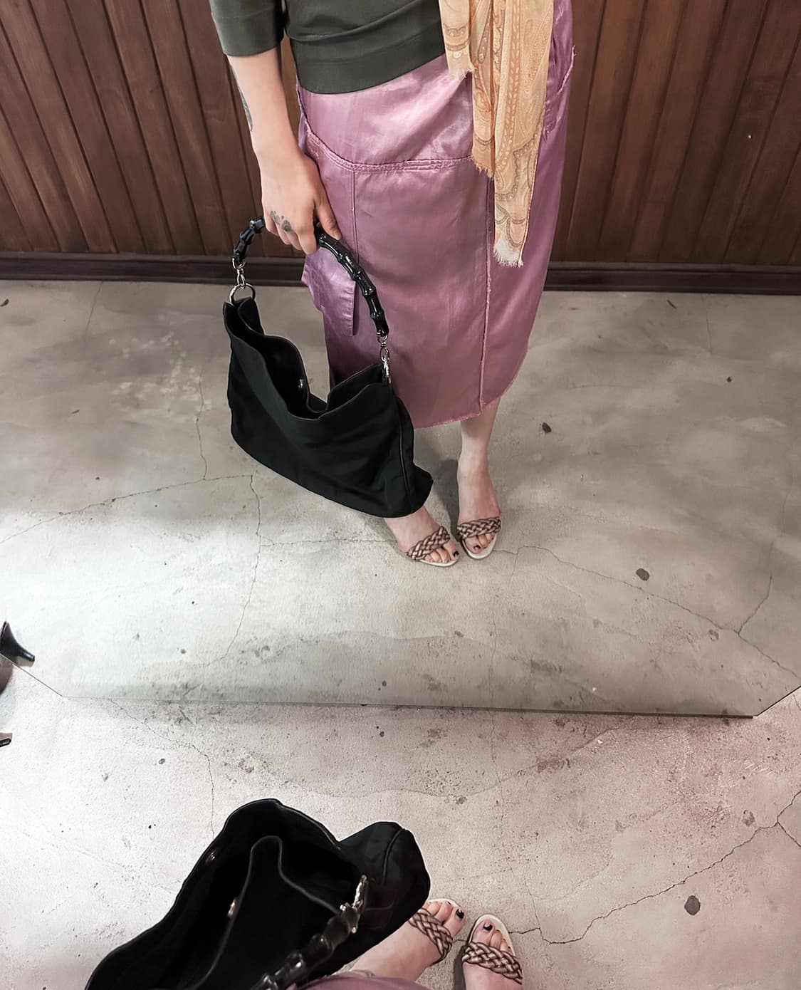 GUCCI nylon bamboo bag 상품이미지1
