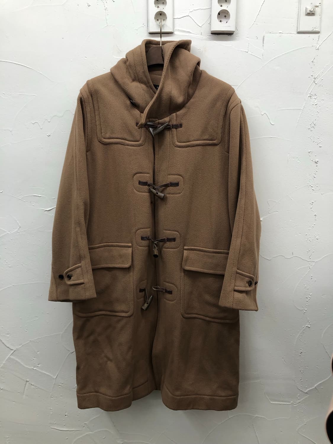 해링본 더플 코트 상품이미지1