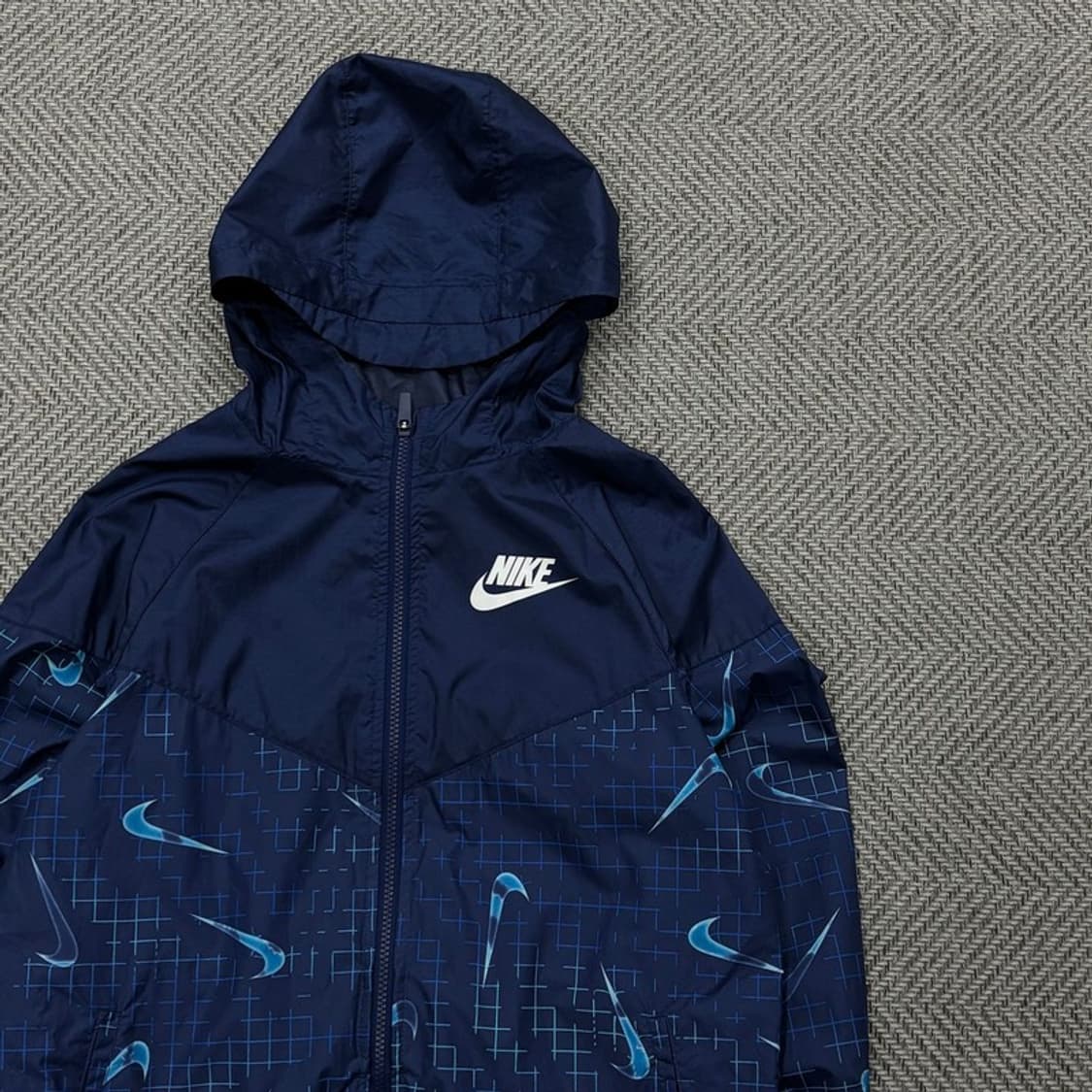 나이키 스우시 패턴 후드 바람막이 자켓v0363 상품이미지4