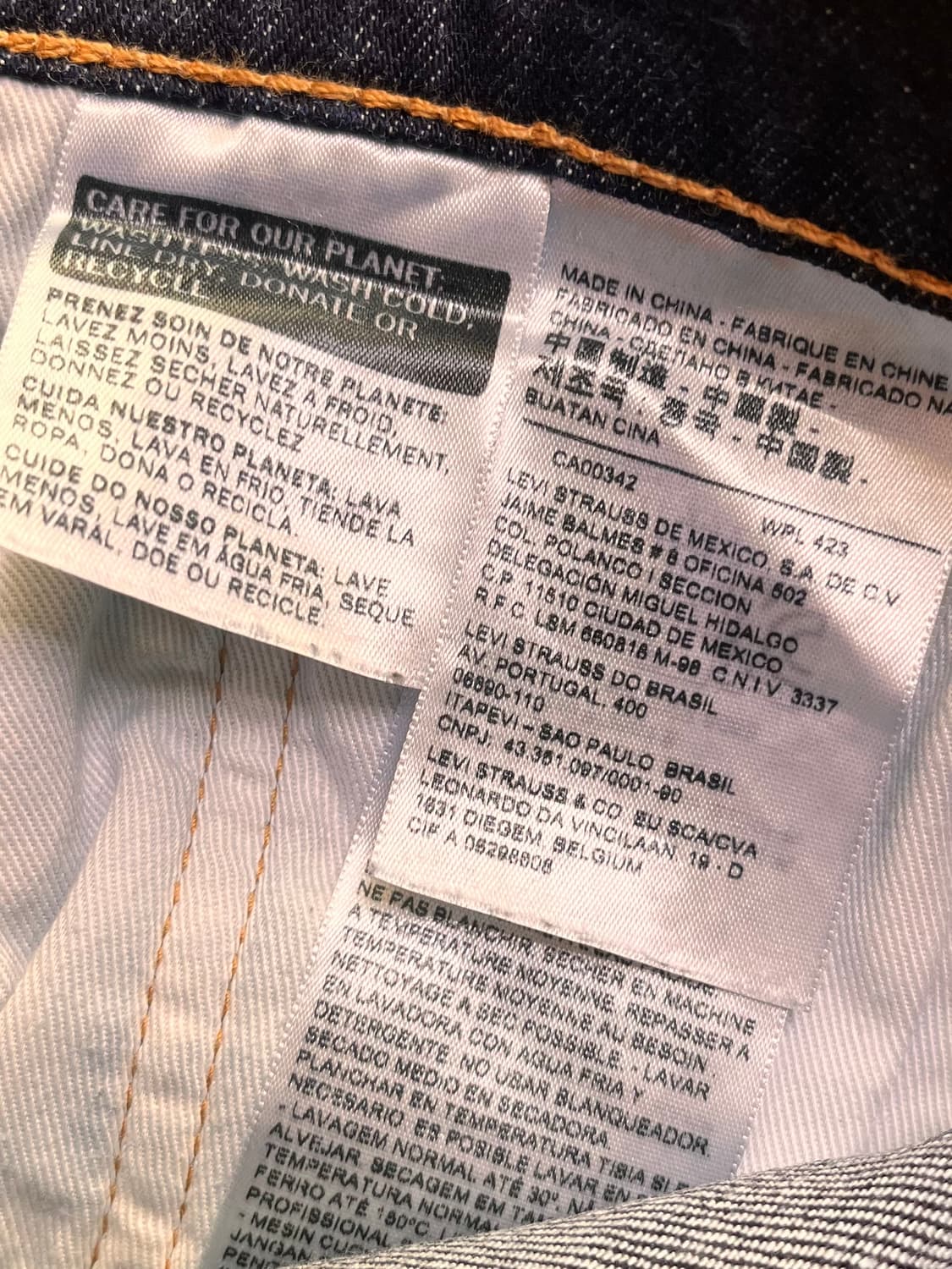리바이스 512 빅E 데님팬츠 W32 L32 상품이미지5