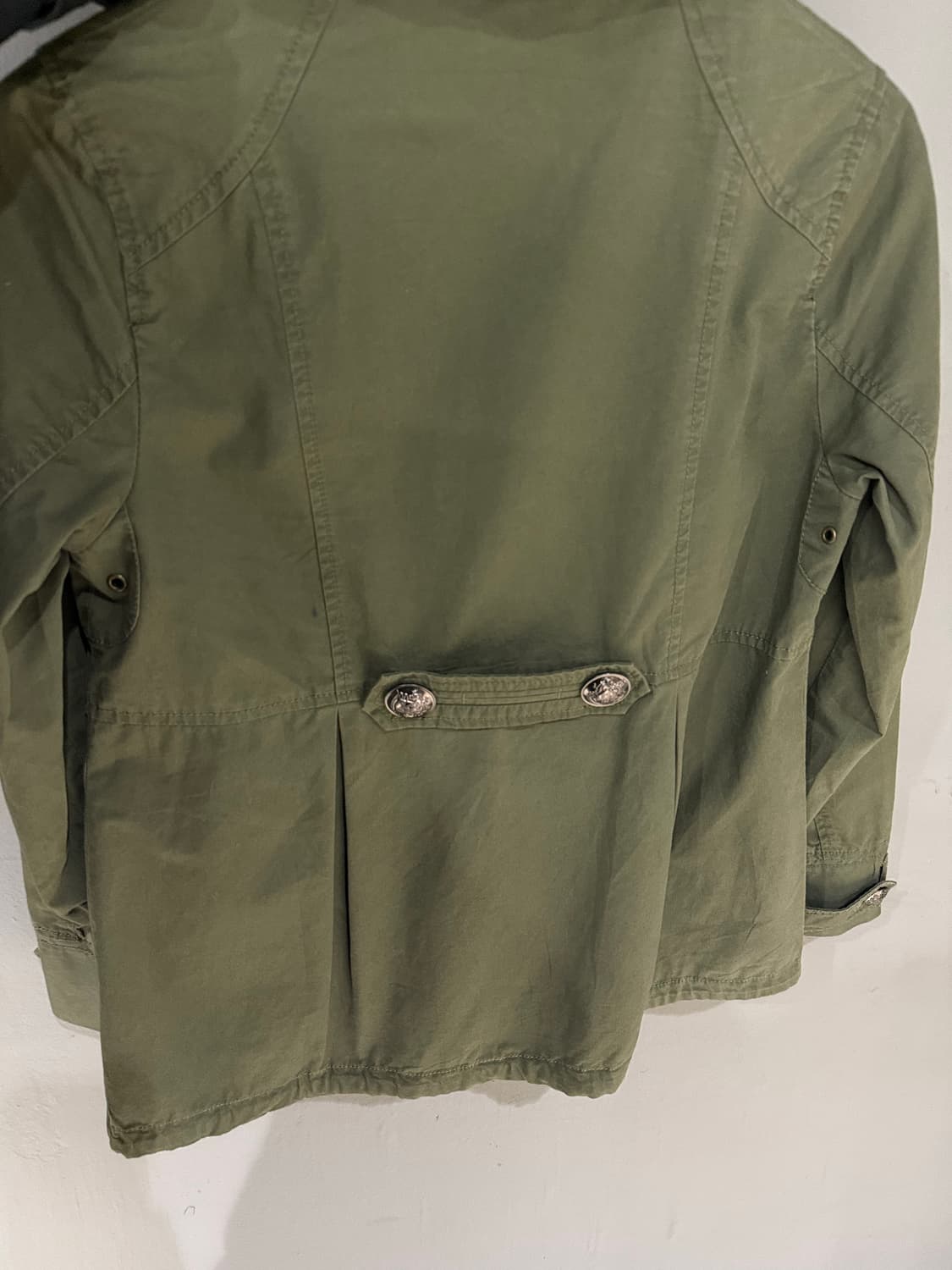 double button detail hood jacket 상품이미지10