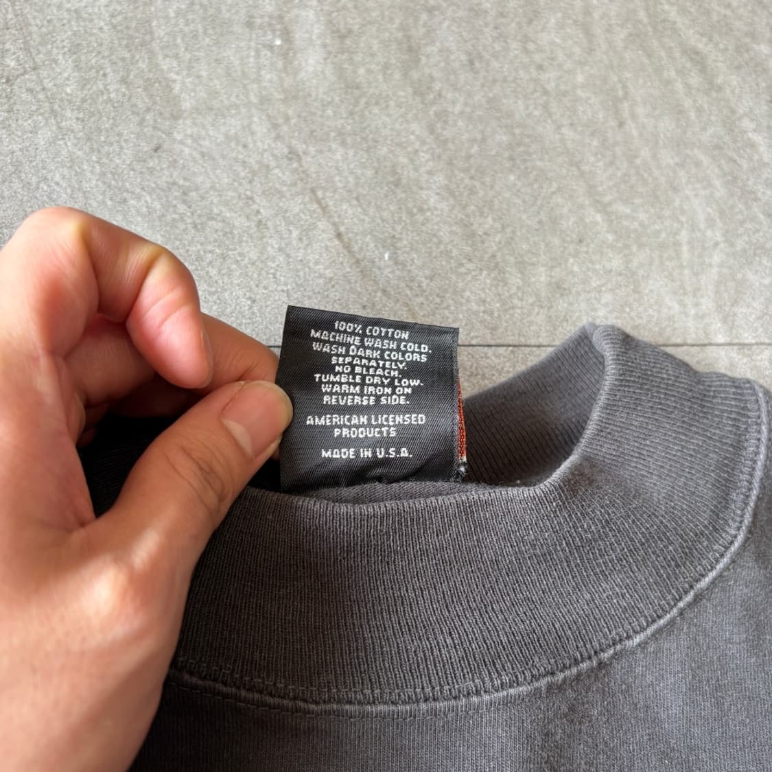 90년대 미국 생산 할리데이비슨 블랙 긴팔 티셔츠 상품이미지7