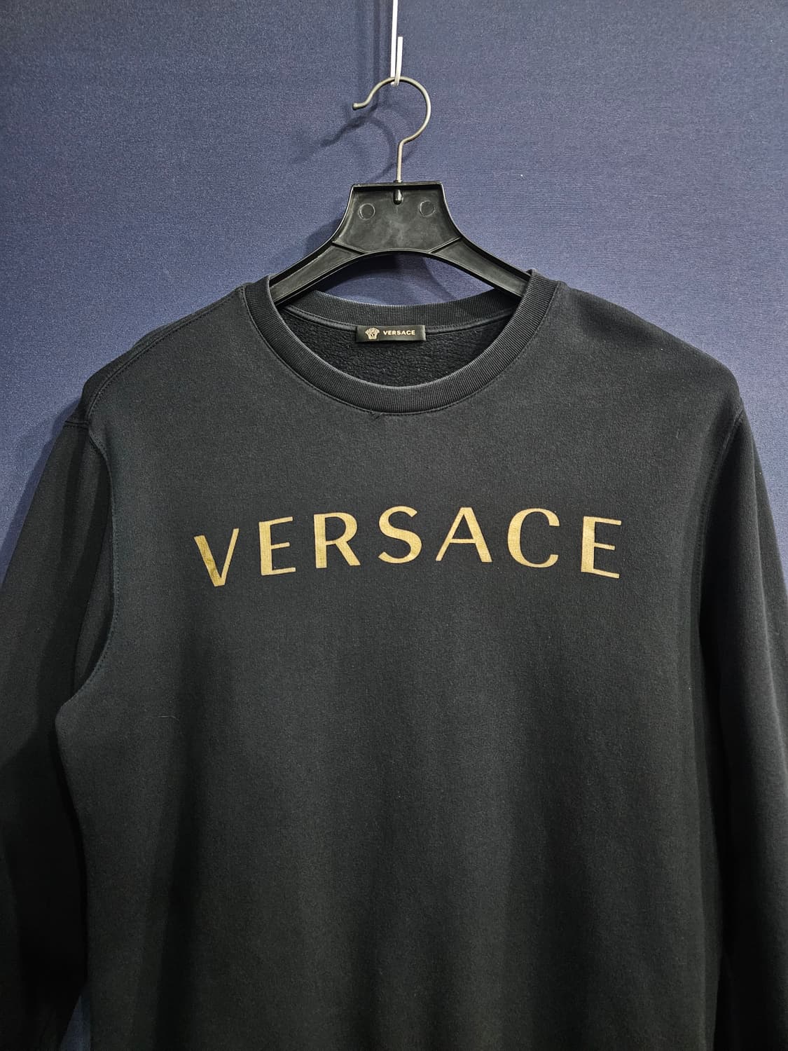 베르사체 프린팅 블랙컬러 남성 105 기모 맨투맨  상품이미지7