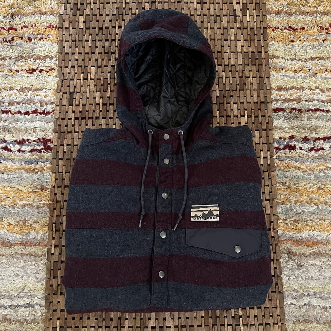 파타고니아 스트라이프 울 블렌드 T-스냅 아노락 상품이미지2