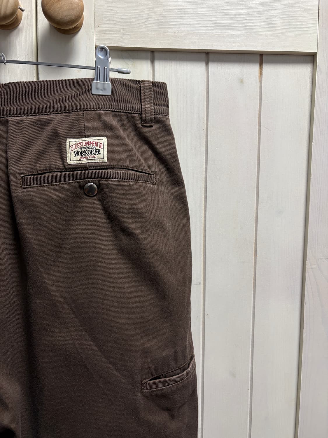 스투시 워크 팬츠 30사이즈 브라운 상품이미지4