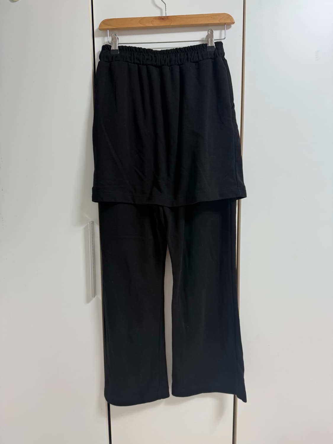 나이트고스트클럽 스커트 팬츠 블랙 상품이미지2