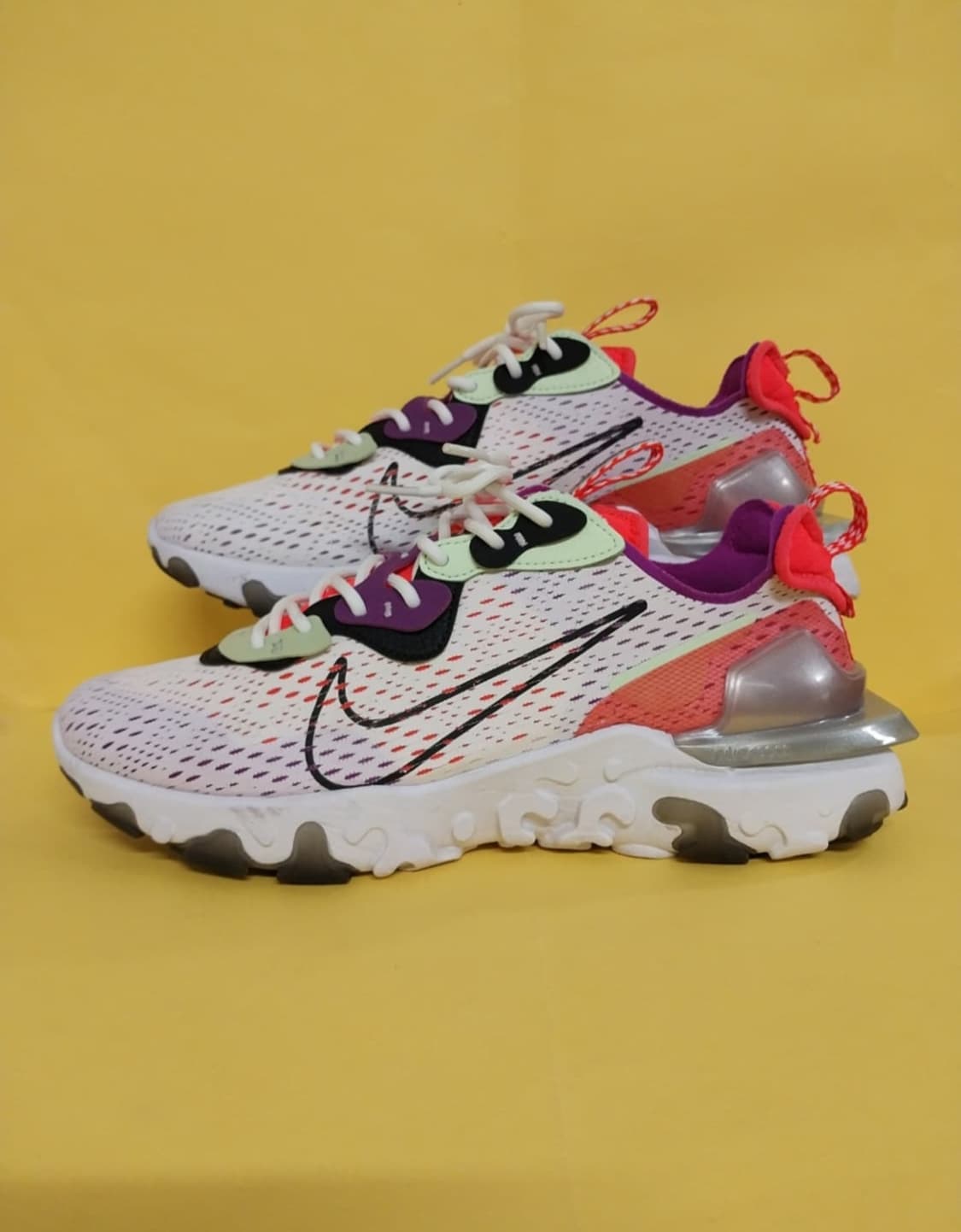 남성 나이키 리액트 비전 베얼리 볼트 화이트 운동화 (280) 상품이미지1