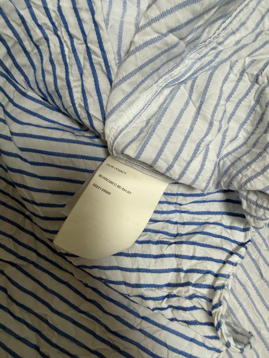 아워레가시 크링클 버로우드 셔츠 상품이미지6