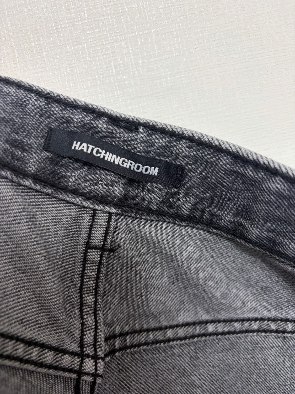 해칭룸 와이드 커브진 블랙 3(M) 사이즈 상품이미지3