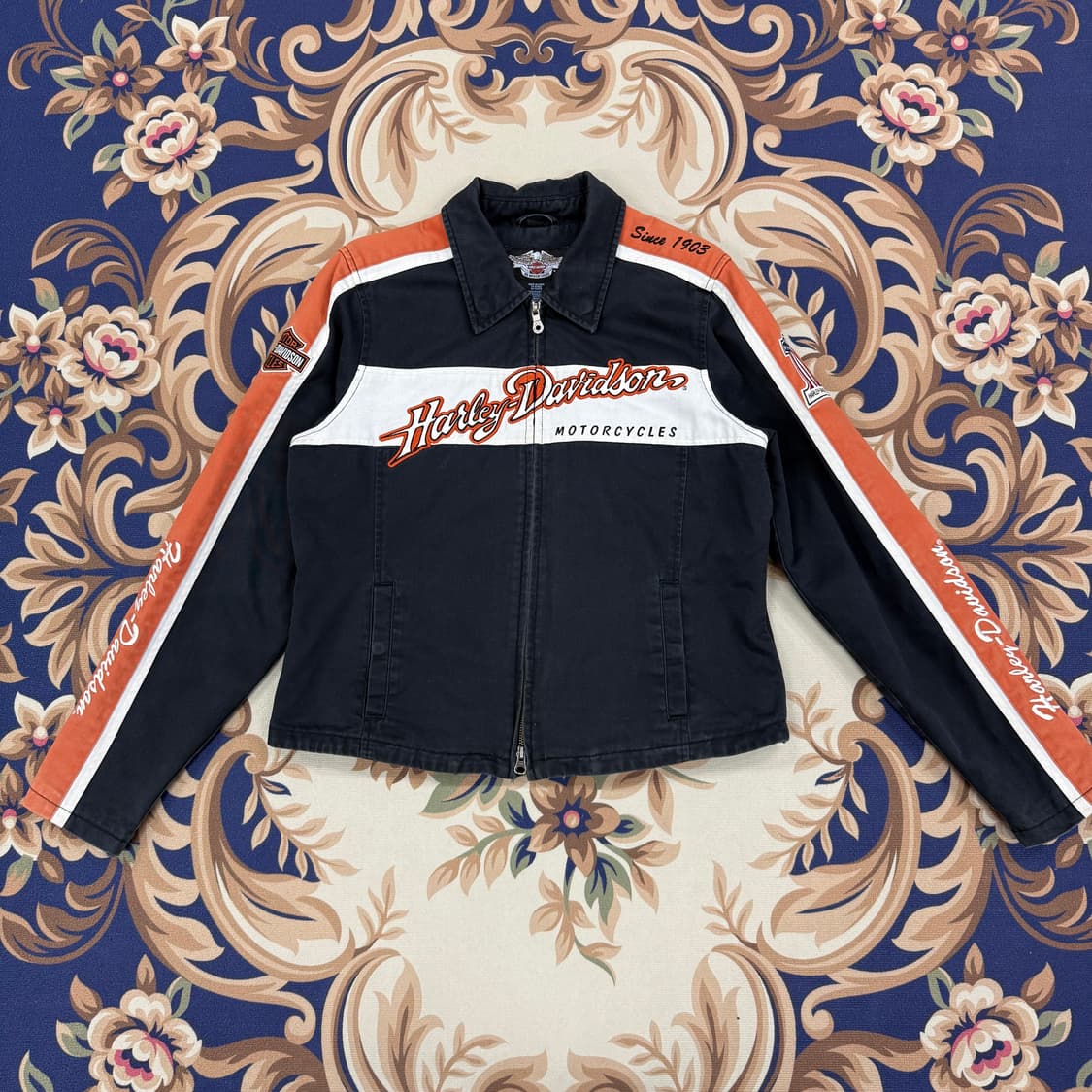 (우먼즈L)할리데이비슨 모터싸이클 자켓 상품이미지1