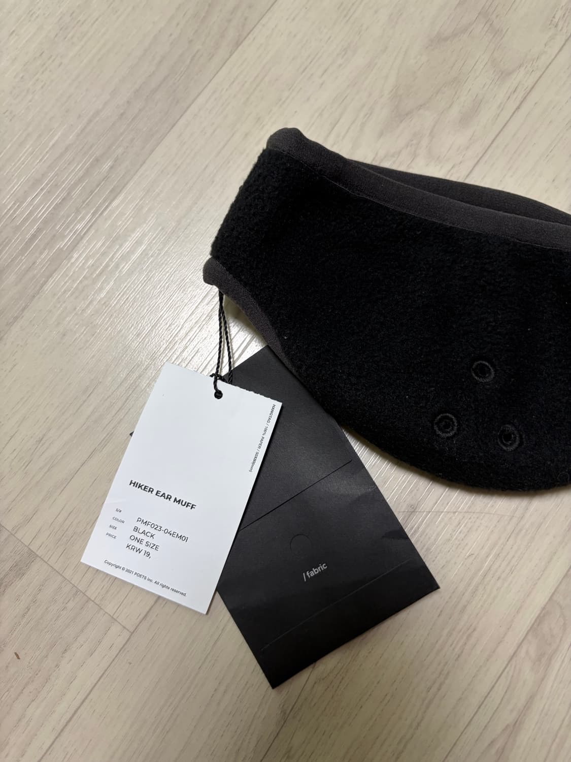 모이프 HIKER RAR MUFF 블랙 FREE사이즈 판매 상품이미지2