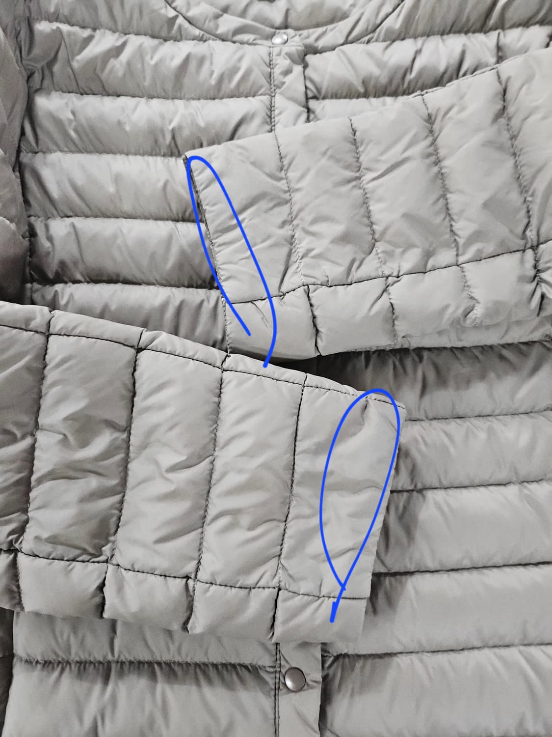 j  vim   여성용 경량 패딩 90 상품이미지3