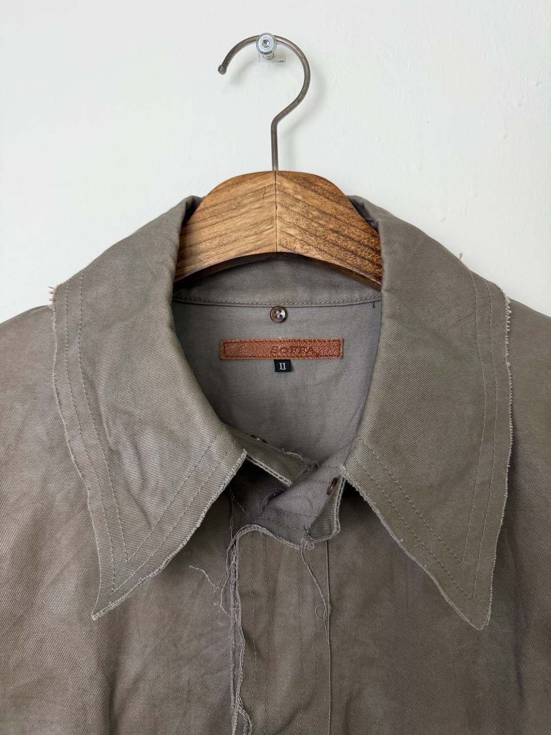 SOFFA 컷오프 코티드 셔츠 (MADE IN JAPAN) 상품이미지4