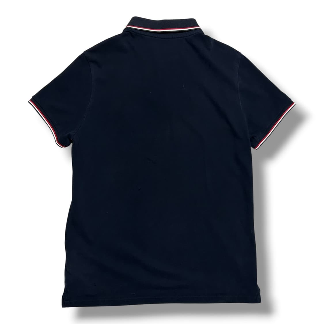 Moncler 정품인증 네이비 카라 반팔티 상품이미지2