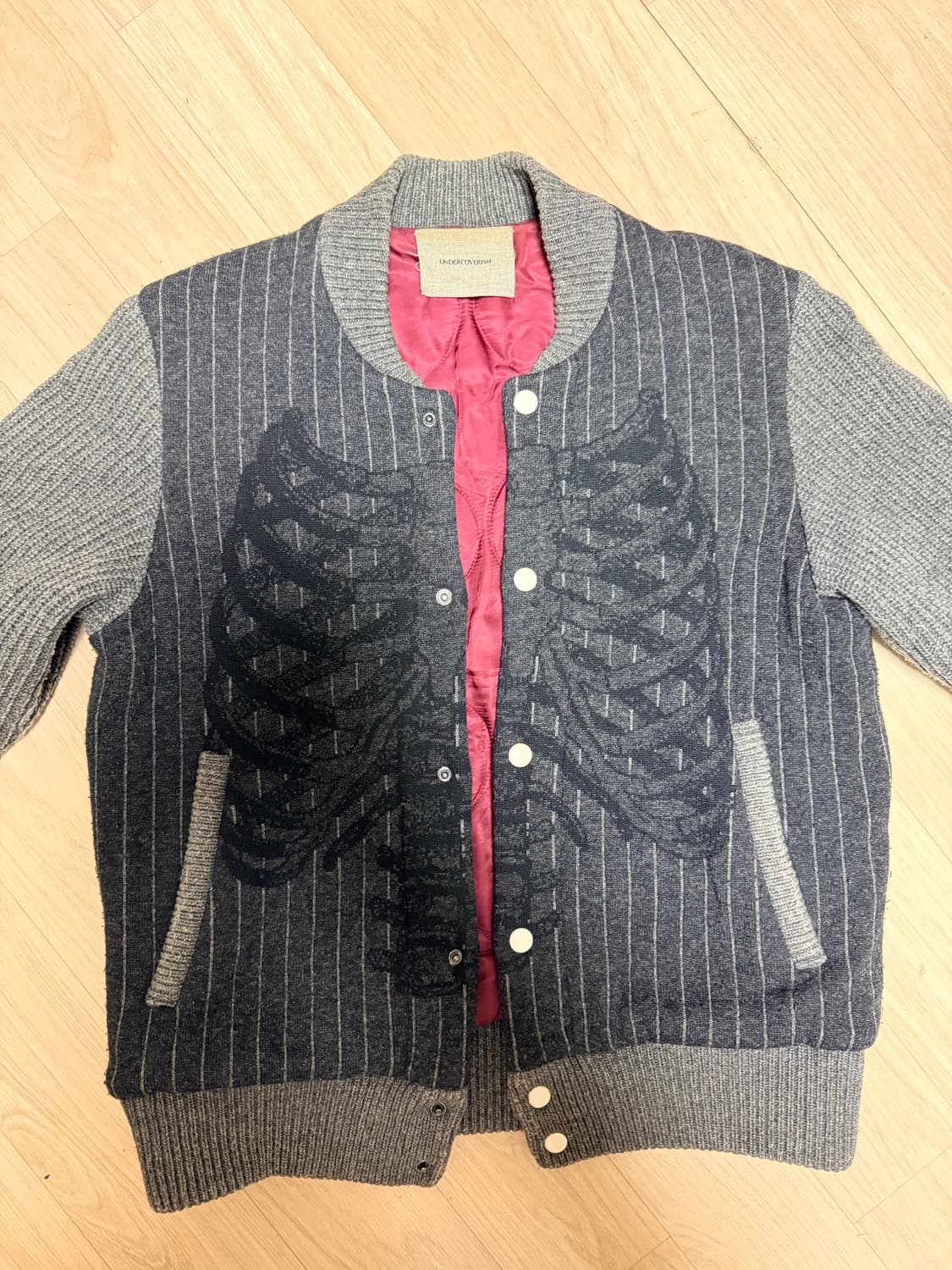 언더커버 13aw 스켈레톤 울자켓 2사이즈 상품이미지2