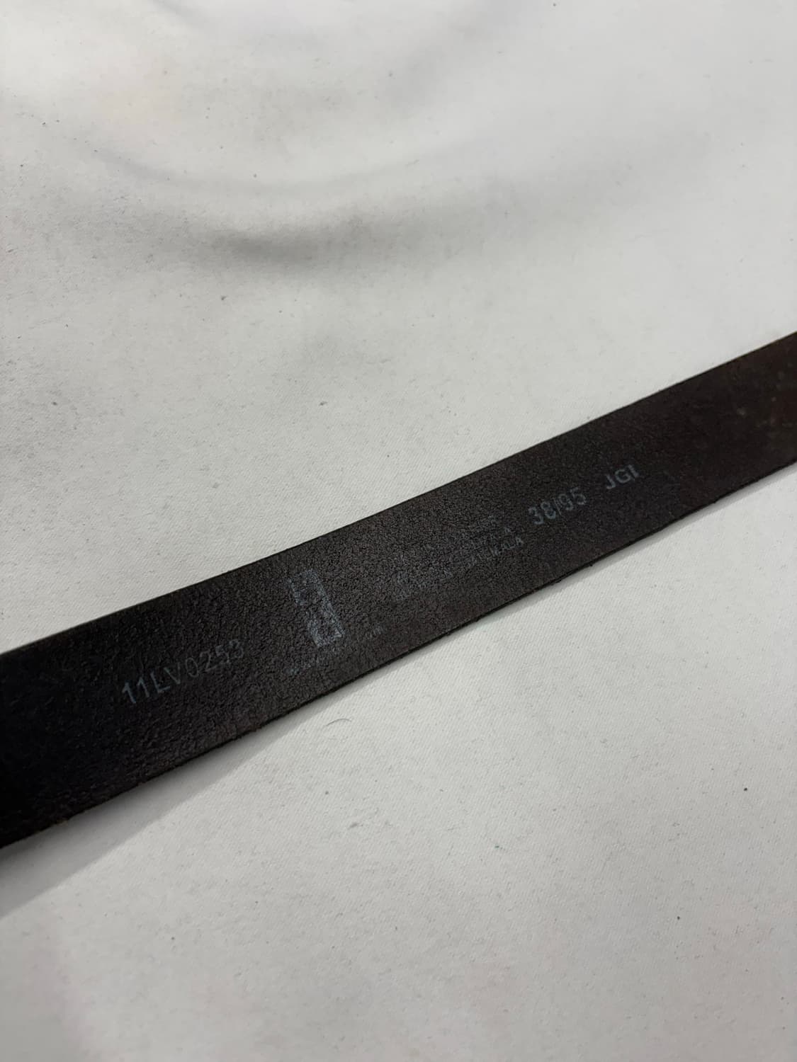 리바이스 USA 웨스턴 리얼레더 금장 버클 벨트 상품이미지4