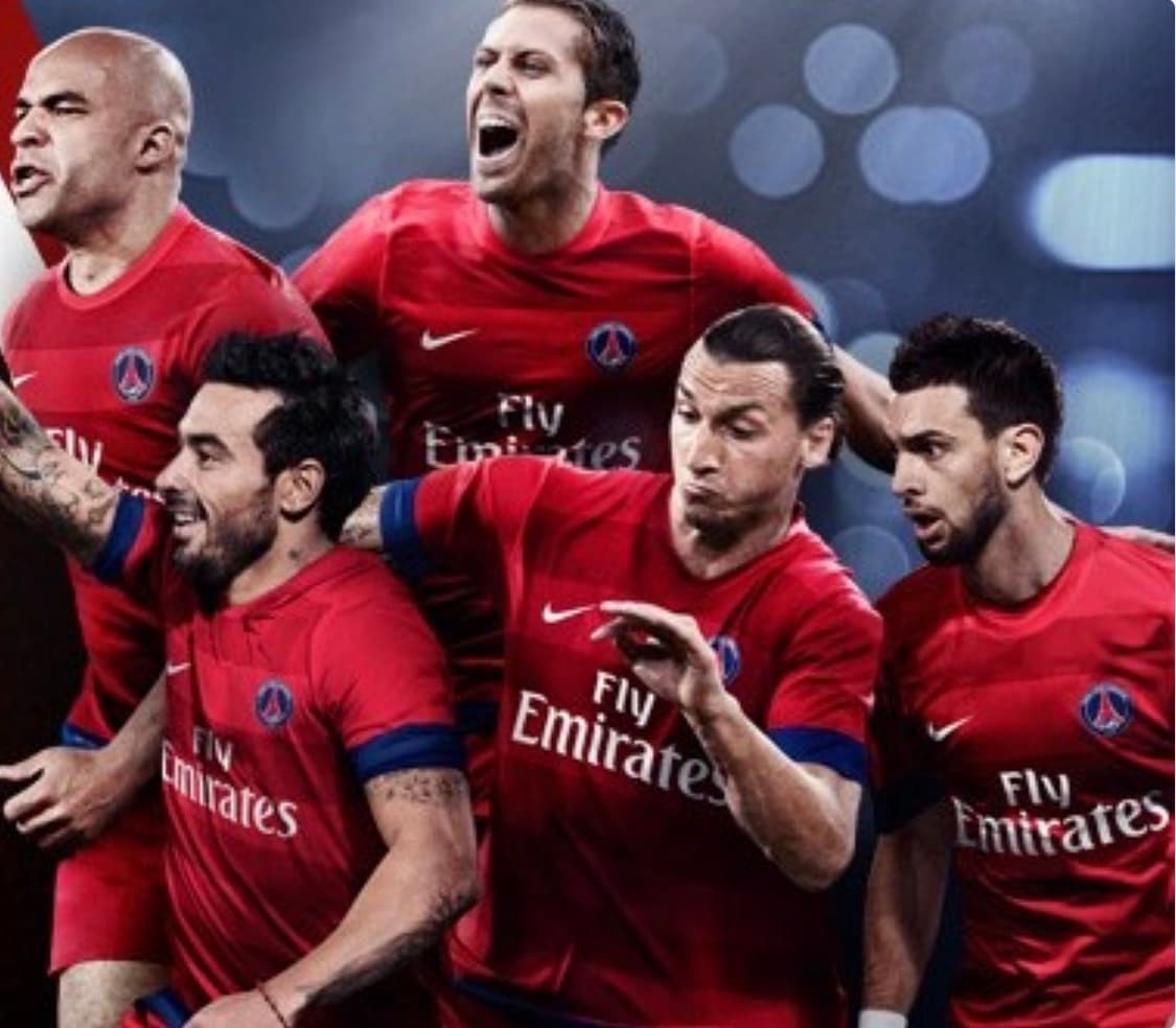 [S] 나이키 PSG 12-13 어웨이 노마킹 유니폼 상품이미지2