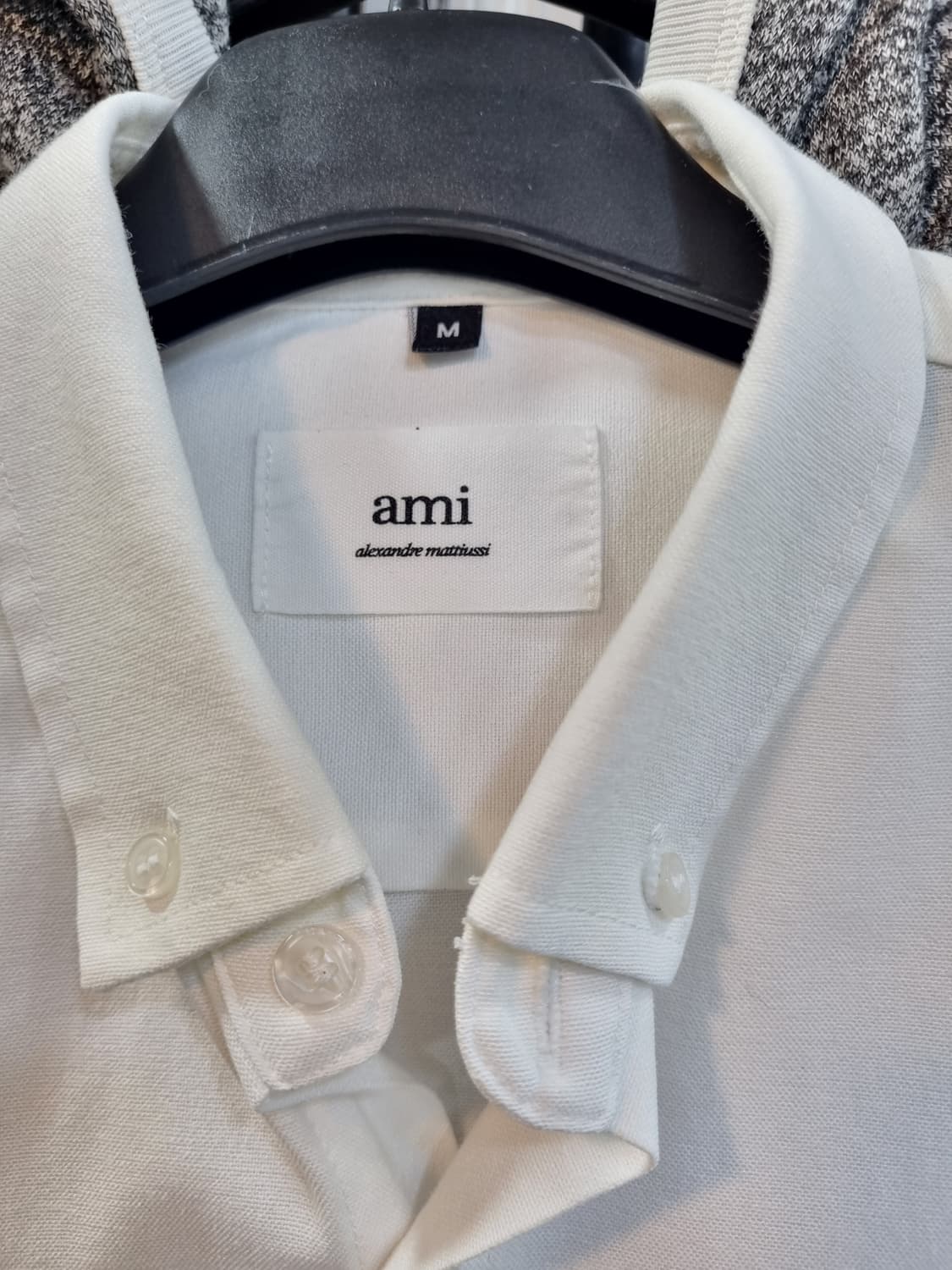 아미 스몰 하트 화이트 셔츠 M 상품이미지4