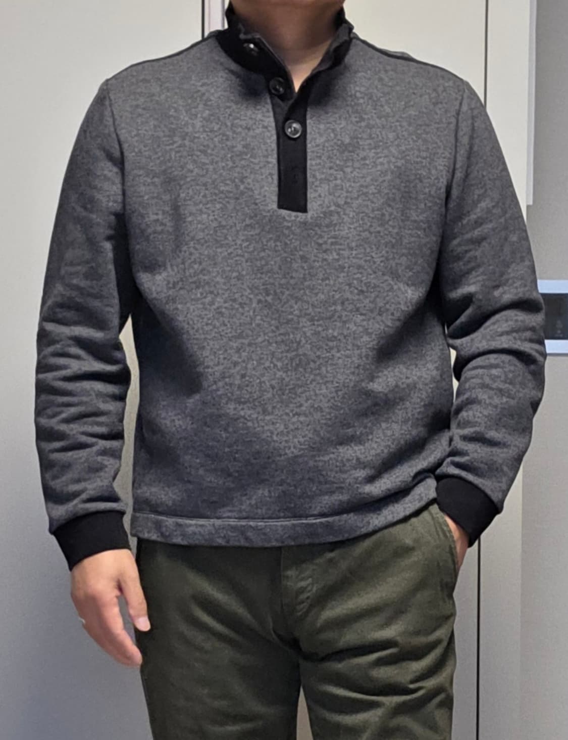 휴고보스(Hugo Boss) 반집업 폴라티 (XL) 100~105 상품이미지1