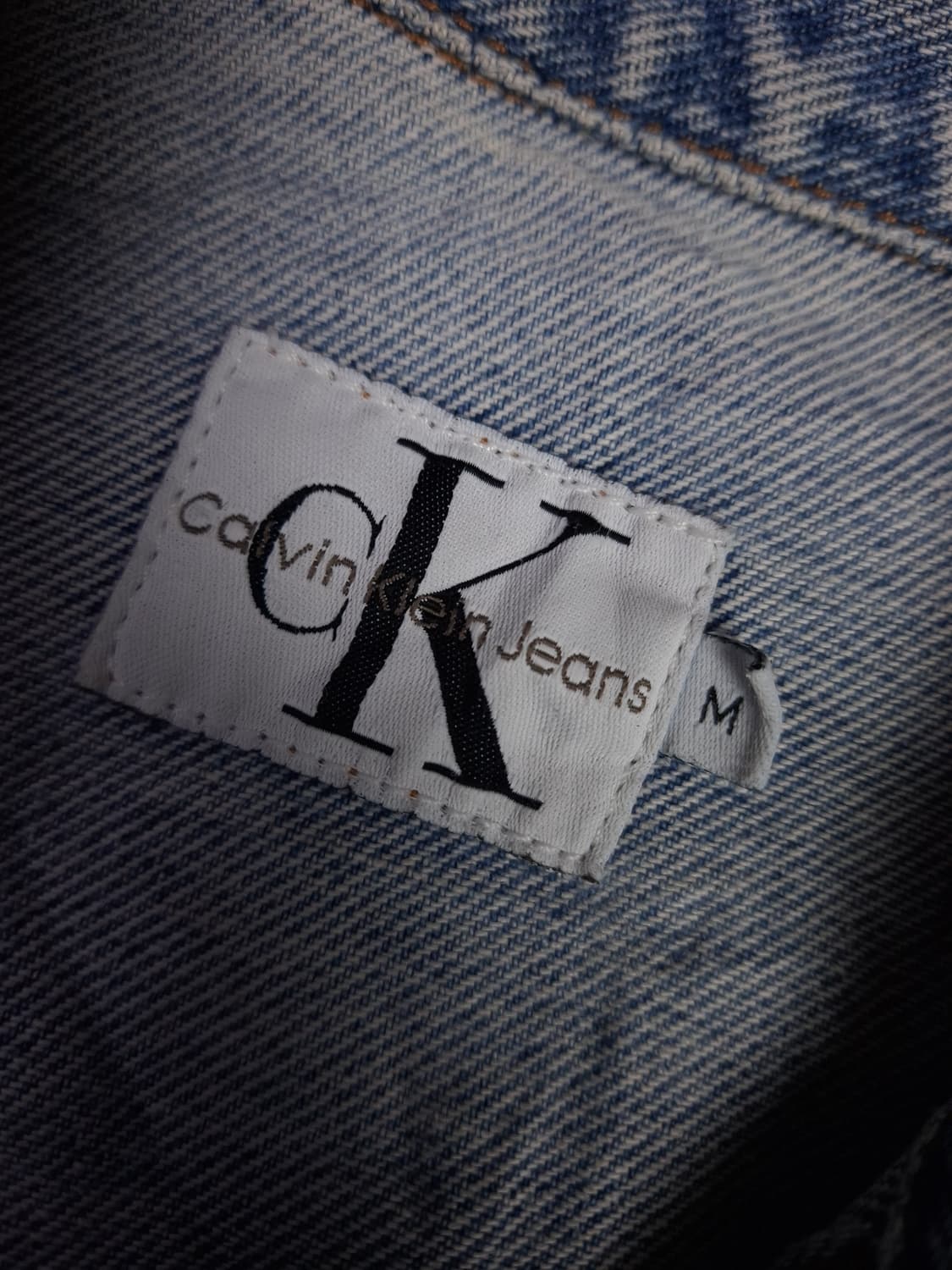 오리지날 80's 미국제조 CK 캘빈클라인 데님 트러커자켓 상품이미지3