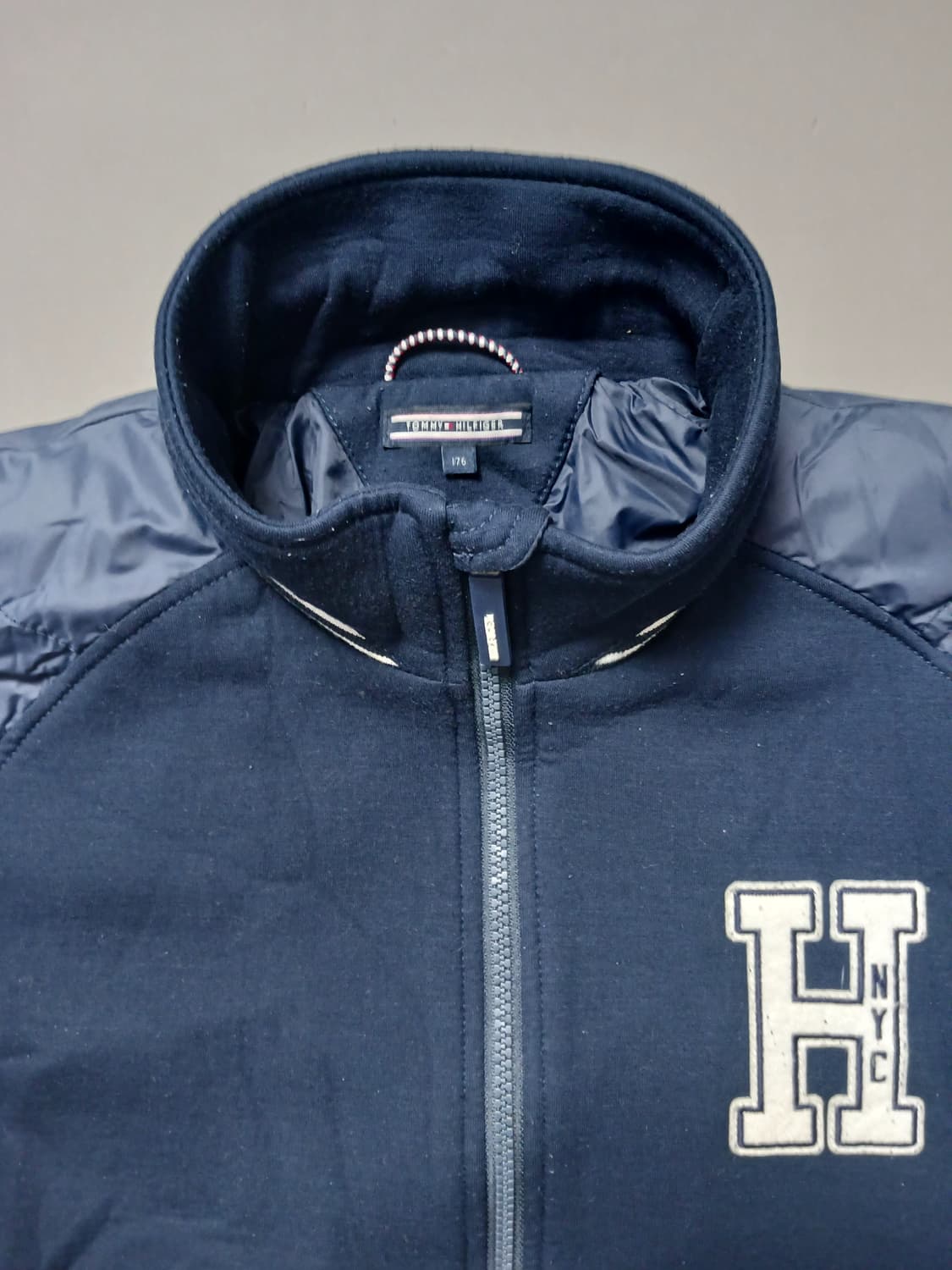 [176] 타미힐피거 키즈 퀼팅 레이어드 집업 봄버 자켓 상품이미지2