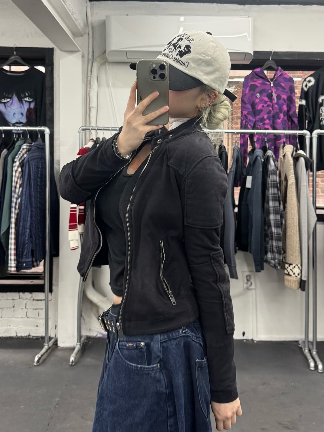 폴로 랄프로렌 피그먼트 코튼 바이커 자켓 상품이미지6