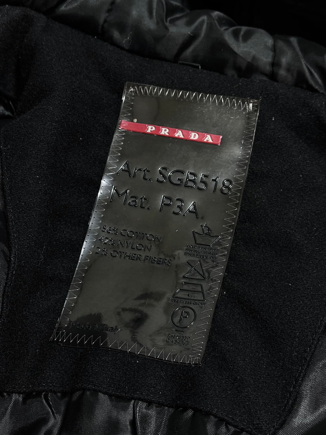 2005 프라다 스포츠 후드 버클 코트 상품이미지8
