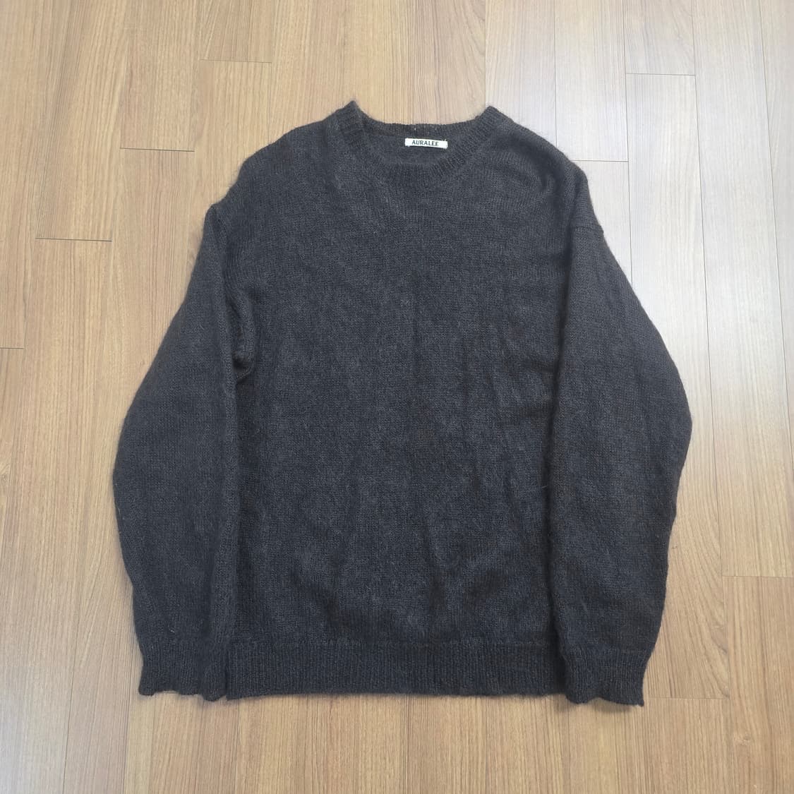 (4) 오라리 모헤어 니트 브라운 상품이미지1