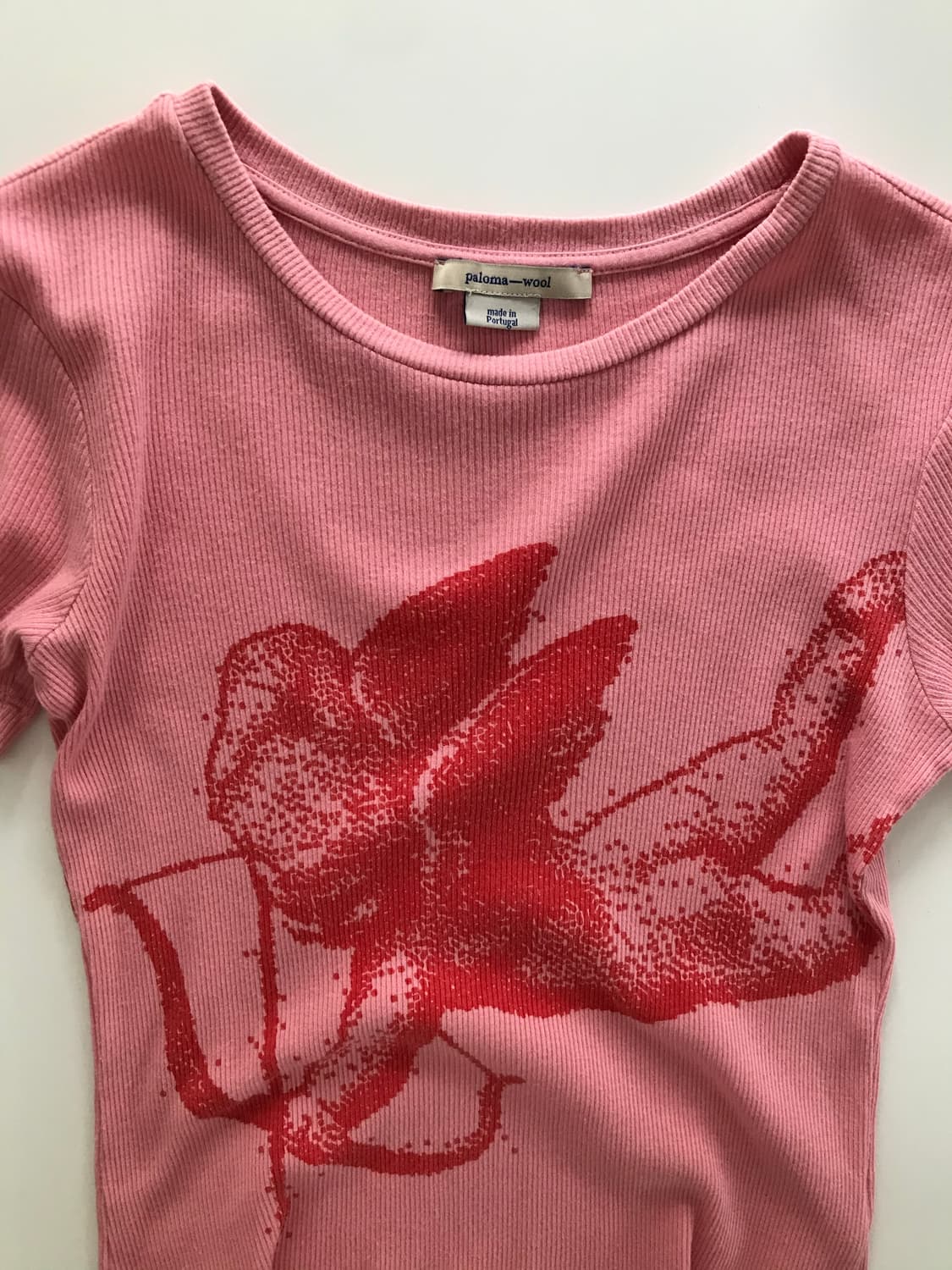 pink print t-shirt 상품이미지5