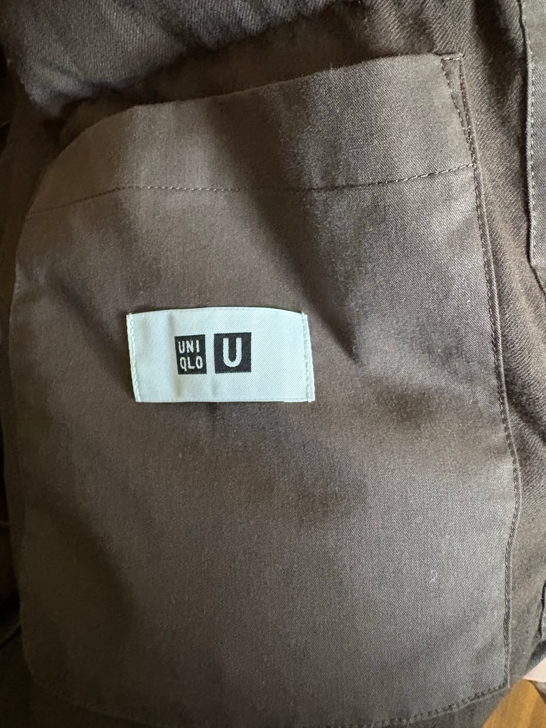 유니클로 u 논퀼팅 패딩 자켓 XL 상품이미지3