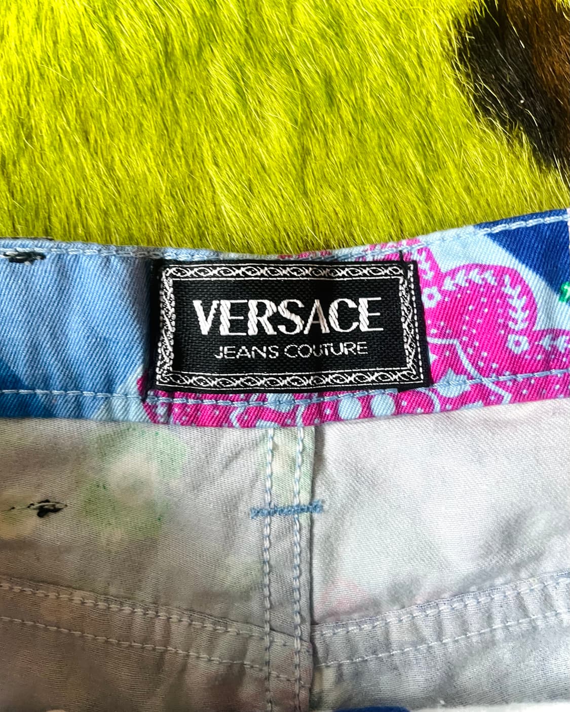 90s VERSACE Indian Elephant Pants 상품이미지7