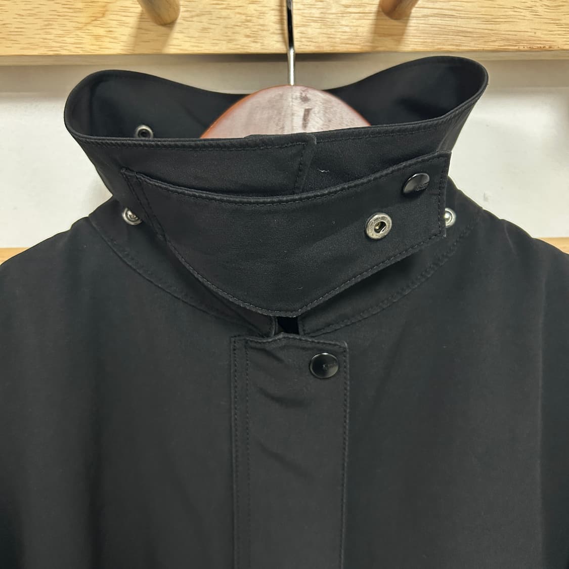 스튜디오 톰보이 절개 패턴 오버핏 자켓 블랙 상품이미지5